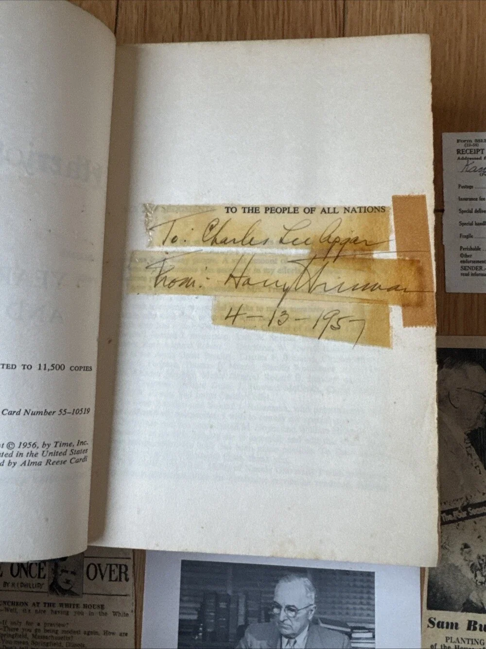 Memoirs By Harry S. Truman: Year of Decisions and Years Of Trial And Hope signed